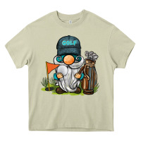 Mossy golf gnome Heavy Core Tee - BarkalooDesign
