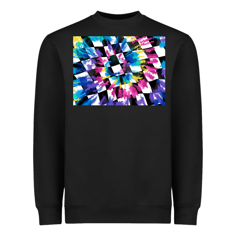 Tie Dye Colourful Race Flag Background 3200x2400 Heavyweight Sweatshirt by AdoDesignShop | Teevron