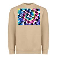Mushroom tie dye colourful race flag background 3200x2400 Heavyweight Sweatshirt - AdoDesignShop