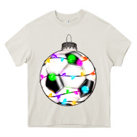 Cream Christmas soccer Heavy Core Tee - RanaPortraitStore