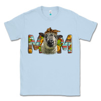Dusty Blue Western Hampshire Sheep Mom Classic Tee - LillyAllenDesigns