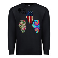 Black Im in a Fishing State of Mind Illinois Premium Sweatshirt - Bettercallsaul