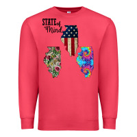Cardinal Im in a Fishing State of Mind Illinois Premium Sweatshirt - Bettercallsaul