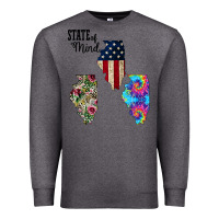 Charcoal Heather Im in a Fishing State of Mind Illinois Premium Sweatshirt - Bettercallsaul