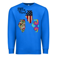 True Royal Im in a Fishing State of Mind Illinois Premium Sweatshirt - Bettercallsaul