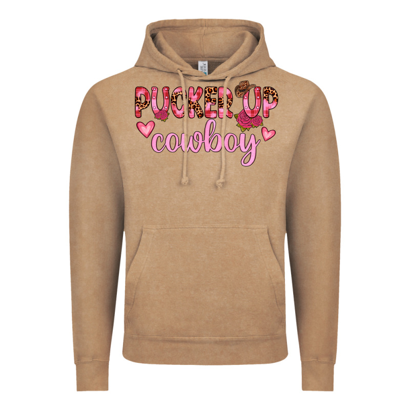 Pucker Up Cowboy Vintage Hoodie by JahusDesignShop | Teevron