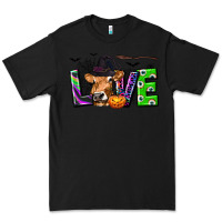 Black Love Halloween Cow Premium Tee - texasbilliewilder