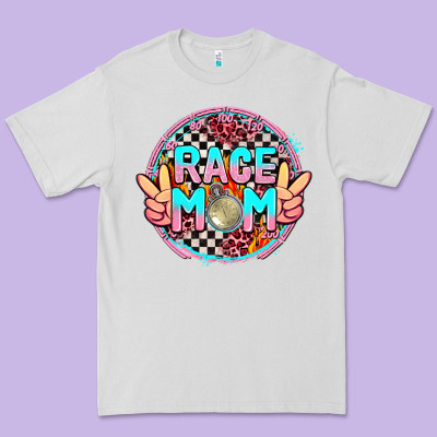 Race Mom Premium Tee Designed By Adodesignshop