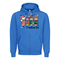 True Royal teacher christmas Zipper Hoodie - MaliasSmallBusiness
