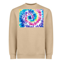 Mushroom tie dye background colourful leopard 2 3200x2400 Heavyweight Sweatshirt - AdoDesignShop