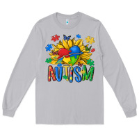 Moon Dust austism sunflower Long Sleeve Tee - MaliasSmallBusiness