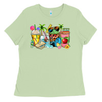 Matcha summer teacher coffee cups Ladies Tee - Zillion Design Studio