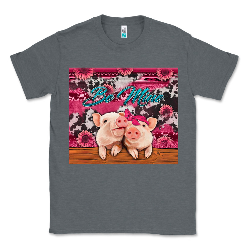 Be Mine Valentine's Day Pigs Classic Tee by Jasminsmagicworld | Teevron