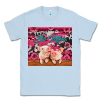 Dusty Blue be mine valentine's day pigs Classic Tee - Jasminsmagicworld