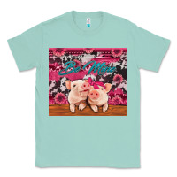 Seafoam be mine valentine's day pigs Classic Tee - Jasminsmagicworld