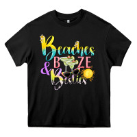 Black beaches booze and besties tbw Heavy Core Tee - texasbilliewilder