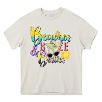 Cream beaches booze and besties tbw Heavy Core Tee - texasbilliewilder