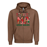 Chestnut santa favorite medical assistant Zipper Hoodie - MaliasSmallBusiness