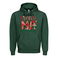 Sports Green santa favorite medical assistant Zipper Hoodie - MaliasSmallBusiness
