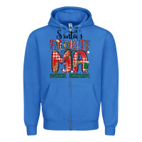 True Royal santa favorite medical assistant Zipper Hoodie - MaliasSmallBusiness