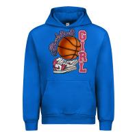Cobalt Basketball girl Urban Hoodie - HowdyJamesFarm