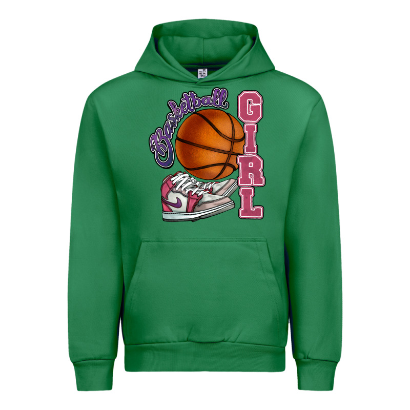 Basketball Girl Urban Hoodie by HowdyJamesFarm | Teevron
