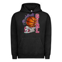 Pigment Black Basketball girl Urban Hoodie - HowdyJamesFarm