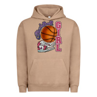 Pigment Burro Basketball girl Urban Hoodie - HowdyJamesFarm