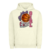 Pigment Pistachio Basketball girl Urban Hoodie - HowdyJamesFarm