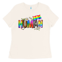 Bone human with daisies Ladies Tee - texasbilliewilder