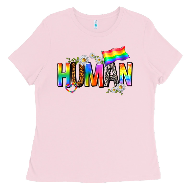 Human With Daisies Ladies Tee by texasbilliewilder | Teevron