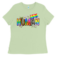Matcha human with daisies Ladies Tee - texasbilliewilder