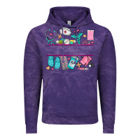 Cloud Purple nurse elements with costom name Vintage Hoodie - AdoDesignShop