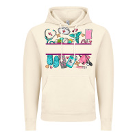 Vintage Artic nurse elements with costom name Vintage Hoodie - AdoDesignShop
