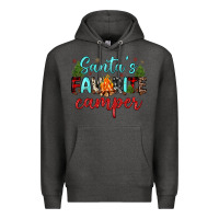 Charcoal Heather santa s favorite camper Premium Hoodie - JahusDesignShop