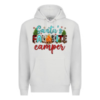 Dove Grey santa s favorite camper Premium Hoodie - JahusDesignShop