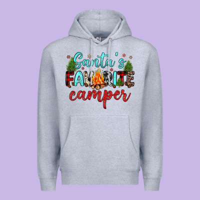 Santa S Favorite Camper Premium Hoodie Designed By Jahusdesignshop