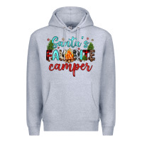 Heather Grey santa s favorite camper Premium Hoodie - JahusDesignShop