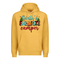 Mustard santa s favorite camper Premium Hoodie - JahusDesignShop