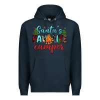 Navy santa s favorite camper Premium Hoodie - JahusDesignShop