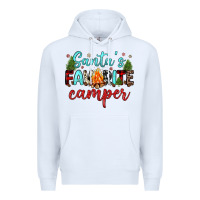 White santa s favorite camper Premium Hoodie - JahusDesignShop