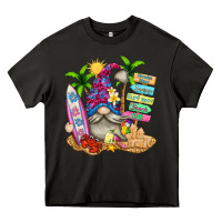 Asphalt beach gnome Heavy Core Tee - texasbilliewilder