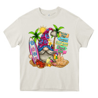 Cream beach gnome Heavy Core Tee - texasbilliewilder