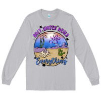 Moon Dust salt water heals everything Long Sleeve Tee - MaliasSmallBusiness