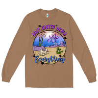 Toasted Coconut salt water heals everything Long Sleeve Tee - MaliasSmallBusiness