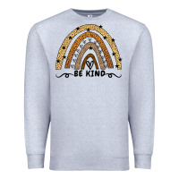 Heather Grey Be Kind Rainbow Premium Sweatshirt - Bettercallsaul