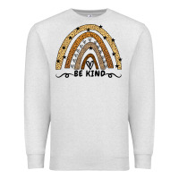 Oatmeal Heather Be Kind Rainbow Premium Sweatshirt - Bettercallsaul
