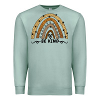 Seafoam Be Kind Rainbow Premium Sweatshirt - Bettercallsaul