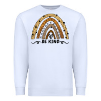 White Be Kind Rainbow Premium Sweatshirt - Bettercallsaul