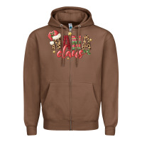 Chestnut nana claus Zipper Hoodie - MaliasSmallBusiness